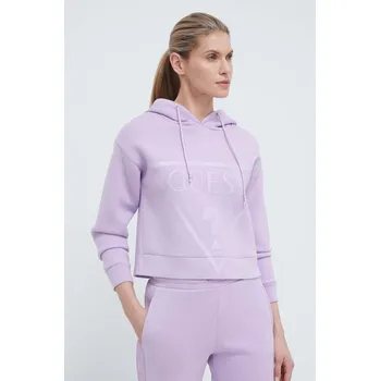 Dámské oblečení Mikina Guess NEW ALISA V2YQ08.K7UW2 fialová 04X, vel. XL