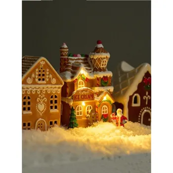 Lampička Sinsay - Vánoční LED lampička ve tvaru domečku - vícebarevná - 574FS-MLC - 574FS-MLC-ONE