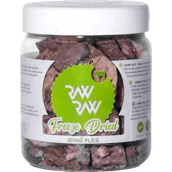 Pamlsek pro psa Raw Raw Mrazem sušené jehněčí plíce 50 g