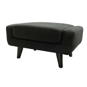 Pohovka Černý taburet Gallegos 85 x 45 x 60 100% polyester, HDF