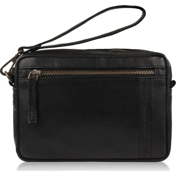 Kabelka Paolo Peruzzi Elegantní klasická pánská kabelka do ruky Paolo Peruzzi; černá