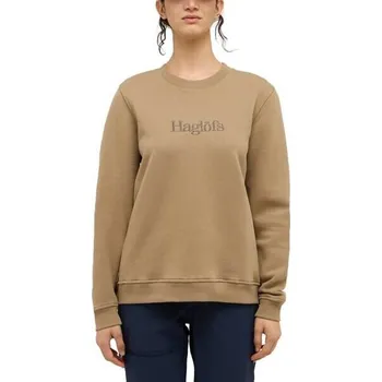 Dámská mikina Dámská mikina Haglöfs Crewneck velikost M hnědá