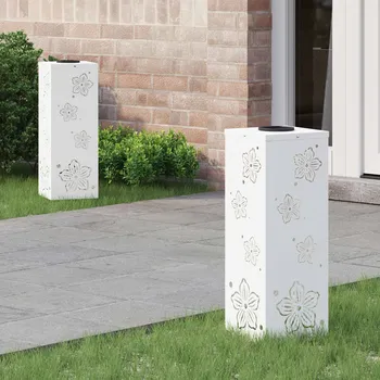 Venkovní osvětlení Solární LED Cestovní Světlo 2 pcs Bílá Studeně válcovaná ocel