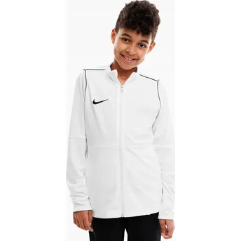 Chlapecká mikina DĚTSKÁ MIKINA NIKE DRY PARK 20 TRK JKT K JUNIOR BÍLÁ BV6906 100/FJ vel. XL