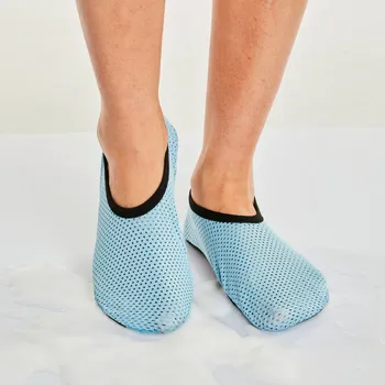 Dámské pantofle 3Pagen Protiskluzová obuv do sprchy modrá 38/39