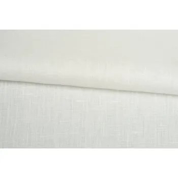 Lněné plátno, lehké, čistě bílé, 0.5m, sartor.cz