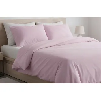 Povlečení DARRÉ Bavlněné povlečení Jednobarevné perkálové - starorůžové Velikost: 140 x 220 + 70 x 90