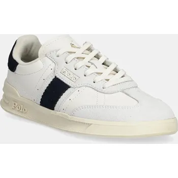 Pánská obuv Kožené tenisky Polo Ralph Lauren Heritage Aera, 40, bílá, 00X