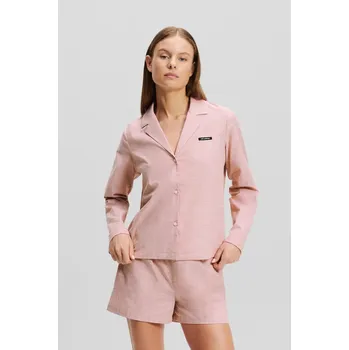 Dámské pyžamo Bavlněné pyžamo Karl Lagerfeld A1W45004 růžová 30X, vel. XS