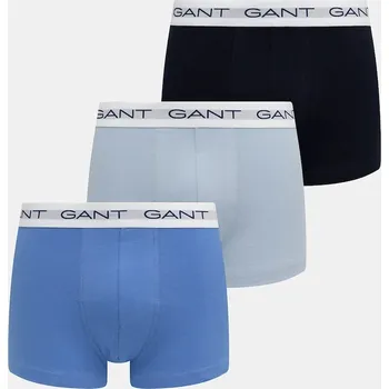 Pánská móda Boxerky Gant 3-pack 902523003 modrá 55X, vel. S