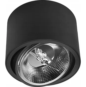 Nástěnné svítidlo Bodové kulatý svítidlo Syntron černé