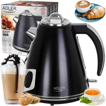 Rychlovarná konvice Rychlovarná konvice ADLER AD1343b 2200 W 1,5 l černá