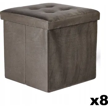 Taburet Taburet čalouněný Oskar hnědý