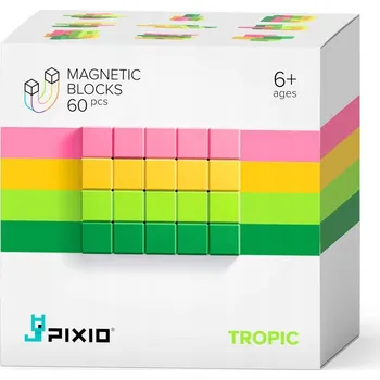 ostatní stavebnice Pixio Tropic Abstraktní 60 magnetických Stavebnice