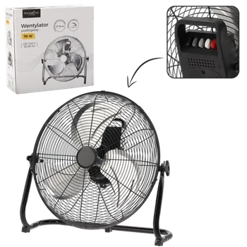 Domácí ventilátor Pro-Tech shop Ventilátor černý 70W 62419&nbsp;FAN8984