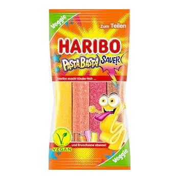 Cukrovinka Želé Bonbony Haribo Pasta Basta kyselé veganské Haribo 160 g