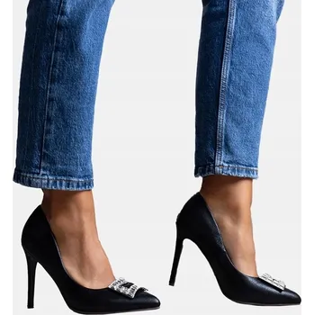 Dámské lodičky Dámské lodičky černé lakované Tyson, velikost 37