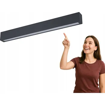 Nástěnné svítidlo Nástěnné svítidlo Italux černé s integrovaným LED zdrojem 18 W