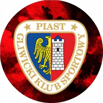 Jedlá dekorace na dort Id_7178 JEDLÝ PAPÍR NA DORT PIAST GLIWICE DORT EKSTRAKLASA POLSKÁ FOTBALOVÁ LIGA