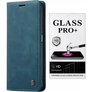 Pouzdro na mobilní telefon Flipové pouzdro Caseme pro Samsung Galaxy M51, zelené