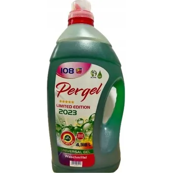 Prací prostředek Pergel 4.3L gel na praní barvy 108 praní