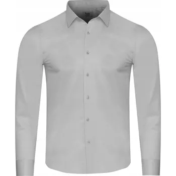 Pánská košile Espada pánská košile casual s dlouhým rukávem slim střih bavlna velikost M