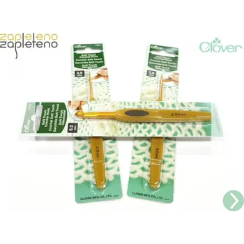 Rybářský háček Háček Clover Soft Touch - kovový s plastovou ručkou velikost háčku: 1,75 mm