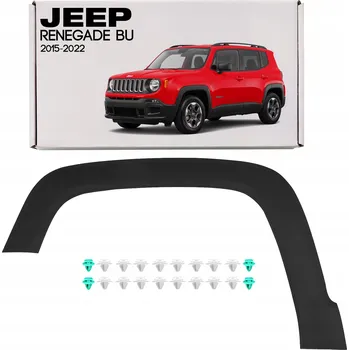 Blatník karosérie Lišta předního blatníku L Venus LTD černá pro JEEP RENEGADE I BU levá