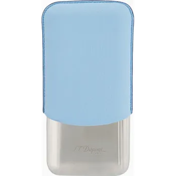 Pouzdro na tablet S.T. DUPONT - Turquoise grained and matt - Luxusní pouzdro na 3 doutníky