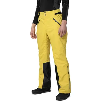 Snowboardové kalhoty Pánské lyžařské kalhoty 4F-MENS SKI TROUSERS SPMN006-72S-LEMON Žlutá L