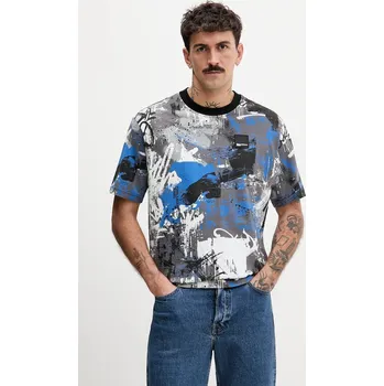 Pánská móda Tričko Karl Lagerfeld Jeans B1M17076 šedá 09A, vel. M