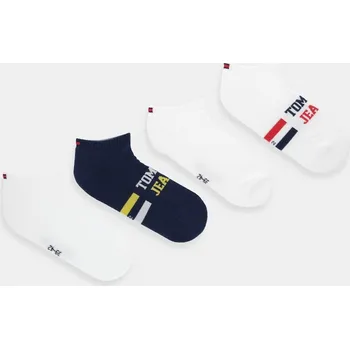 Ponožky Tommy Jeans 4-pack 701238223 námořnická modř 59A, vel. 39/42