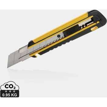 Pracovní nůž Sofg grip plnitelný odlamovací nůž z RCS recykl. plastu - Žlutá, Firemní dárkové předměty s vlastním potiskem