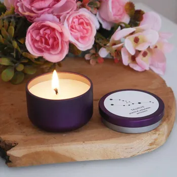 Svíčka Svíčka znamení zvěrokruhu 5,5 x 5,5 x 4 cm Býk