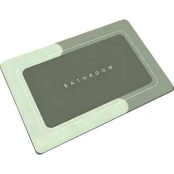Protiskluzová podložka Rýchloschnúca kúpeľňová podložka-Zelená