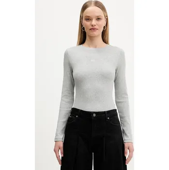 Pánské tričko Tričko s dlouhým rukávem Guess Jeans W5BP01.KA0H1 šedá 09X, vel. XL