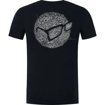 Pánské tričko Korda Tričko Birdsnest Tee Dark Black vel. L