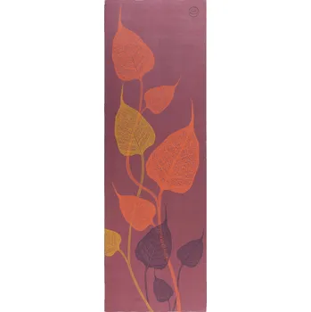 podložka na cvičení Bodhi Yoga Bodhi Leela Mandala Two tone jóga podložka 183 x 60 cm x 4,5 mm Barva: červená