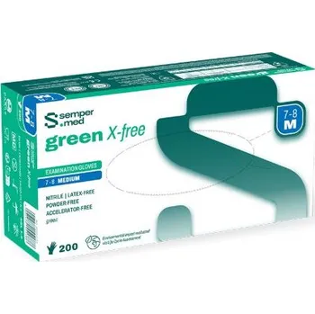 Vyšetřovací rukavice HARPS investment asia pte. ltd Rukavice nitrilové Sempercare GREEN, 200 ks Velikost: vel. S 200 ks