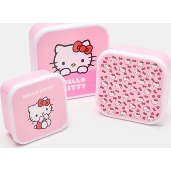 Dóza na potraviny Sinsay - Sada dóz na potraviny s víčkem Hello Kitty 3 pack - vícebarevná - 863HO-MLC - 863HO-MLC-ONE
