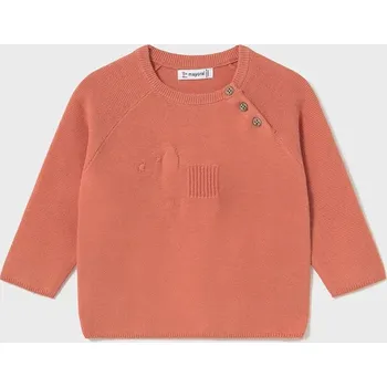 Dívčí svetr Dětský bavlněný svetr Mayoral 1302.3E.Baby.PPYA oranžová 22X, vel. 92