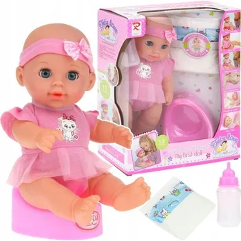 Panenka PANENKA ČŮRAJÍCÍ MIMINKO INTERAKTIVNÍ ČŮRÁ ŘÍKÁ PIJE ČŮRÁ NOČNÍK OBLEČENÍ