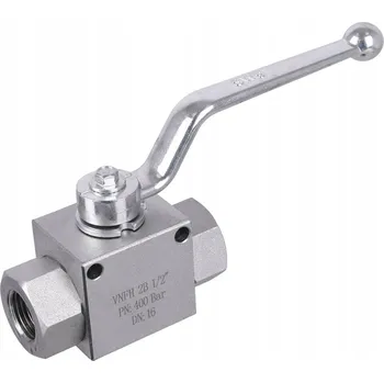 Ventil Kulový kohout 1/2" 400 bar 2cestný pro instalace myček, hydraulický