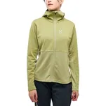 Dámská mikina Haglöfs Lark Mid Hood velikost XL světle zelená