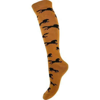 Dámské ponožky Podkolenky York koně hnědé 38-41