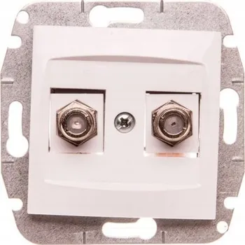 Elektrická zásuvka Anténní zásuvka hermetická Elektro-Plast Nasielsk bílá