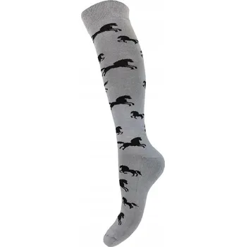 Dámské ponožky Podkolenky York 30080203 šedo-černé, velikost 38-41