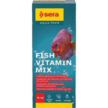Krmivo pro rybičky Sera Fish vitamin mix (fishtamin) 15 ml - vitamíny do akvária