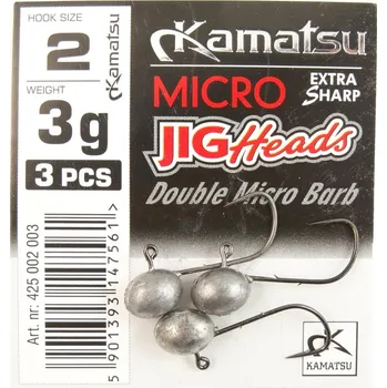 Rybářský háček Jigová hlavička Kamatsu Micro Special 2 3 g