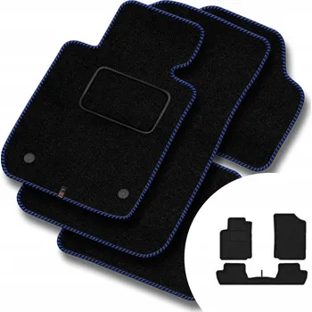 autokoberec Velurové autokoberce Motos 3 ks